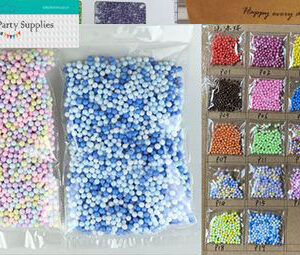 STYROFOAM BALLS +-20G 6MM BALLS/EACH
