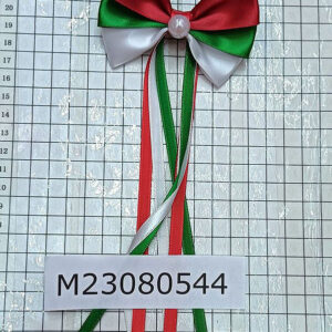 HAIRBAND BOW PEARL (RED+WHT+GN)/EACH