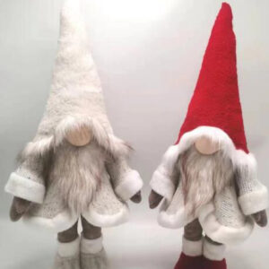 STANDING SANTA WHITE JERCY (L)+-70CM/EACH