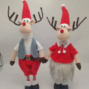 STANDING DEER WITH JACKET H+-90CM/EACH