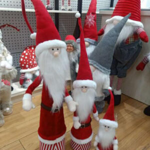 X'MAS DECO SANTA (L) 2023 H90CM/EACH