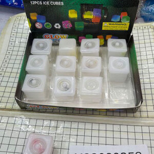 GLOW ICE CUBE 2.8CM 12PC/BOX/EA.BOX