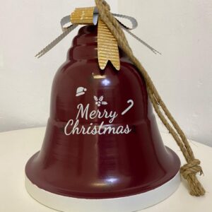 X'MAS DECO IRON GIANT BELL (L) 33X39CM/EACH