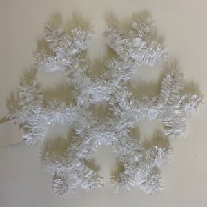 HANGING DECO SNOWFLAKE D+-30CM/EACH