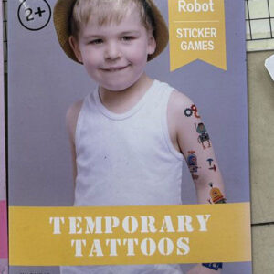 TEMPORARY TATTOOS ROBOT /EACH