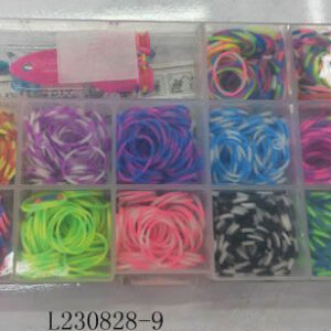 LOOMBAND IN CONTAINER +-480PC/BOX