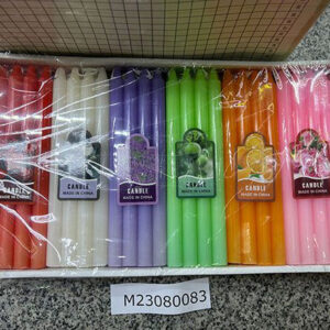 CANDLE SOLID COLORS 1.5X20C 4PCM/PK/EA.P