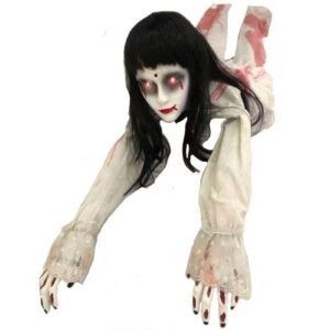 HALLOWEEN CRAWLING LADY B/O 20X100CM/EA