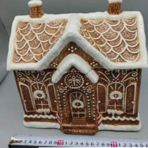 X'MAS DECO GINGER HOUSE 25X18X25CM/EACH