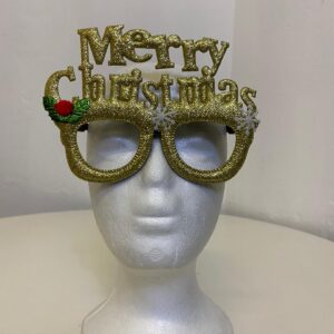 PARTY GALSS MERRY CHRISTMAS GLITTER NW/E
