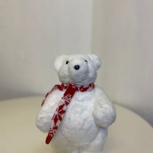 X'MAS DECO POLAR BEAR (S) 30CM/EACH