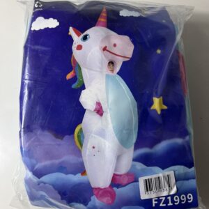 COSTUME INFLATABLE UNICORN MULTICOLOR