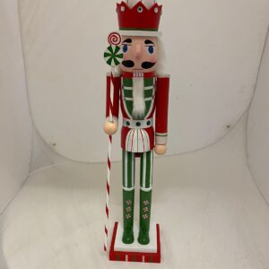 WOODEN SOLDIER WITH CANDY STICK L60CM/EA