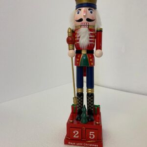 WOODEN SOLDIER WITH CALENDER L42CM/EACH