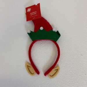 HEADBAND ELF WITH EARS 11.5X25CM/EACH