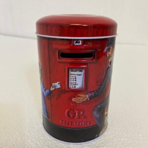 IRON MONEY BOX GR POST OFFICE 9X13.5CM/E