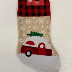 X'MAS STOCKING BAS 19X45.7CM/EACH