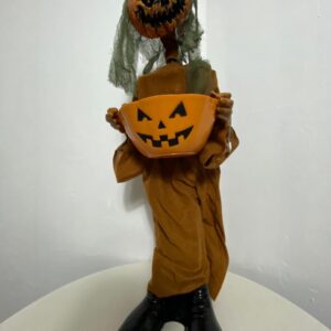 STANDING B/O PUPMKIN WITH BOWL H90CM/EAC