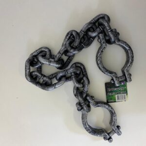 PLASTIC TOY CHAIN CUFFS (L) F9098/EACH