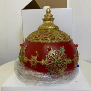 X'MAS DECO CERAMIC LARGE BALLH45CM/EACH