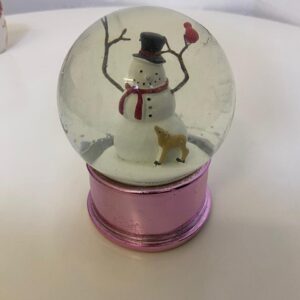 X'MAS DECO SNOW BLOBE (L) 9CM/EACH