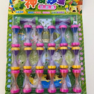 SAND TIMMER ON CARD 179A-79A 20PC/PCARD