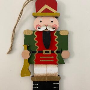 WOODEN HAGING NUT CRACKER 15CM/EACH