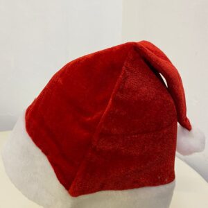 X'MAS HAT VELVET 2024 28X38CM/EACH