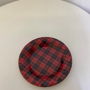 PLASTIC PLATE ROUND SWEETS +-27CM/EACH