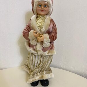 STANDING SANTA GOLD&WHITE (S) H45/EACH