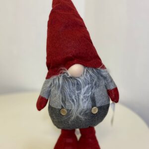 SANTA GNOME BEARED BUTTONS H72CM/EACH