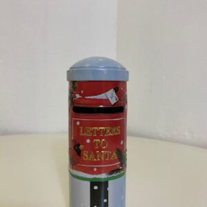 IRON TIN POST BOX MERRY CHRISTMAS 6X17CM