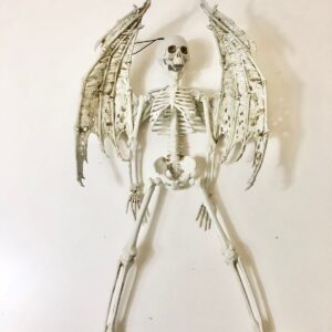 SKELETON ANGEL HANGING 16" ARW24K-80/EAC