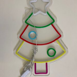 USB LED LIGHT XMAS TREE 26X40CM/EACH