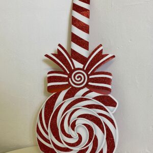 X'MAS DECO CANDYCANE PAPER L80CM/EACH