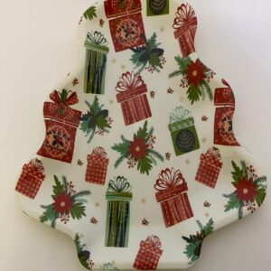 PLASTIC PLATE CHRISTMAS TREE SHAPE (S)