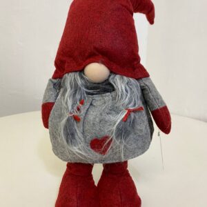 SANTA GNOME HEART TIDE HAIR H72CM/EACH