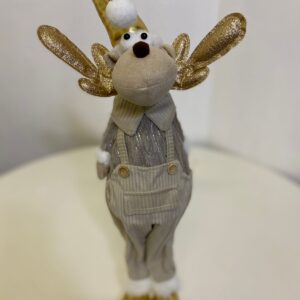 STANDING DEER GOLD ROSE GOLD H+-58CM/EAC