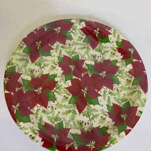 PARTY PAPER PLATE POISENTTIA 23CM 10PC/P