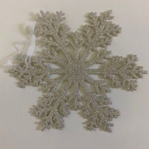 X'MAS DECO GLITTERISH SNOWFLAKE 20CM/EAC