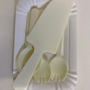 CAKE SERVE SET PAPER 11PC/PK/EA.PK