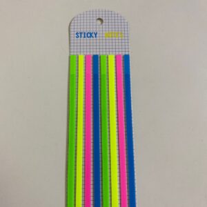 STICKY NOTE NEON 8PC/CARD