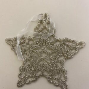 X'MAS DECO GLITTERISH STAR 11CM/EACH