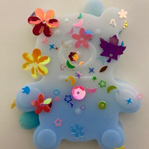 SQUISHY SWEET FAMILY BEAR POM POM 7CM/EA