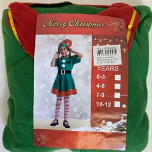 COSTUME ELF KIDS GIRL/EACH