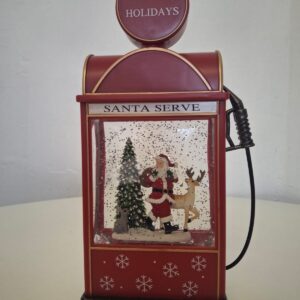 CHRISTMAS WATER LAMP B/O 11.5X7.5X27CM/E