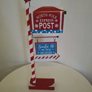 NORTH POLE EXORESS POST WOOD+IRON L75CM