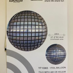 FOIL BALLOON DISCOBALL YF10965 27.6X62.4