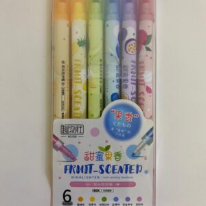 HIGHLIGHTER FRUIT-SCENTED L16CM 6PC/BOX
