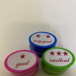 STAMP STARS 3X2X3CM 3PC/BOX/EA.BOX